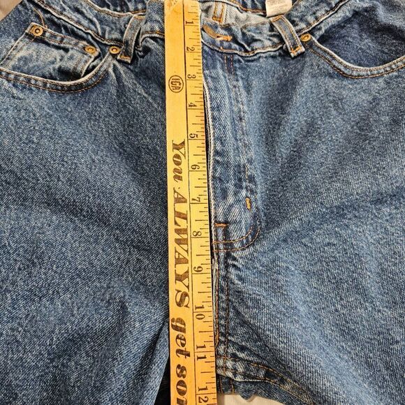 EUC VINTAGE OPEN TRAILS HIGH RISE TAPERED JEANS 100% COTTON SIZE 14 MEDIUM - Picture 14 of 15